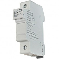 Ασφαλειοθήκη Κυλινδρικής Ασφάλειας 10x38mm 1P 32A 1000V DC DF Electric 88-913210